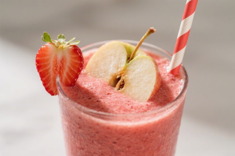 Strawberry Smoothie With Apple – Bright, Fresh, and Ready in Minutes