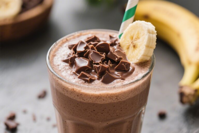 Best Frozen Banana Chocolate Smoothie for Summer Days – Cold, Creamy, and Satisfying