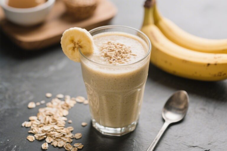 Fat Burner Banana & Oats Smoothie Recipe – Creamy, Filling, and Naturally Energizing