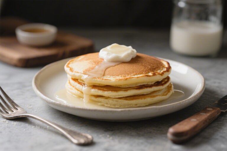 How to Make Ultra Fluffy Vegan Buttermilk Pancakes at Home – Simple, Cozy, and Delicious