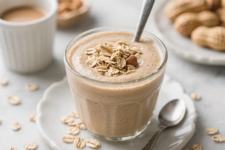 How to Make the Perfect Peanut Butter Oatmeal Smoothie at Home – Creamy, Filling, and Easy