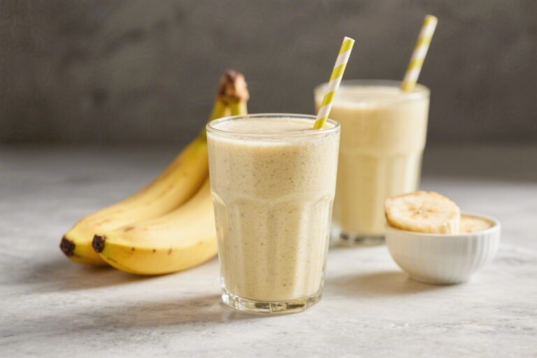 Low-Calorie Banana Smoothies for a Guilt-Free Treat – Light, Creamy, and Satisfying