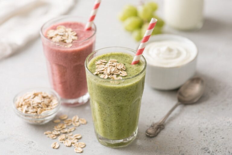 Healthy Smoothies With Oats and Yogurt for Breakfast – Simple, Satisfying, and Quick