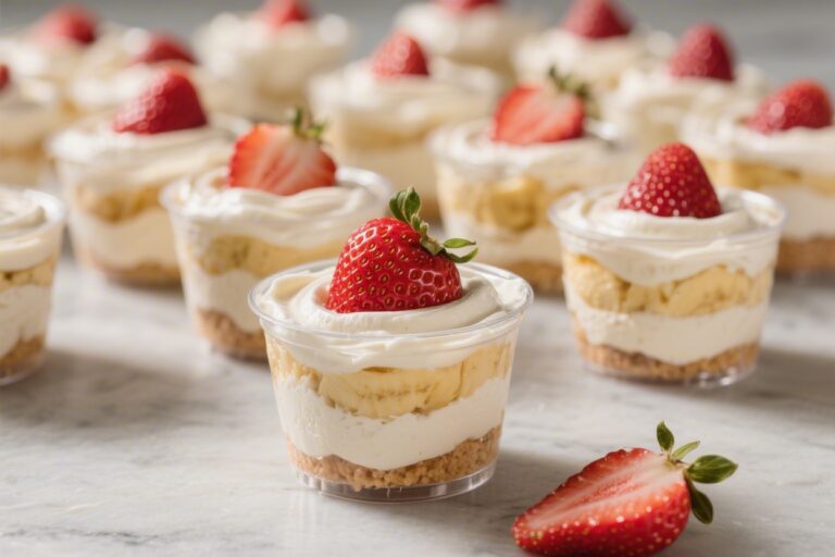 Strawberry Banana Pudding Cups for Parties & Gatherings – Easy, Crowd-Pleasing Dessert
