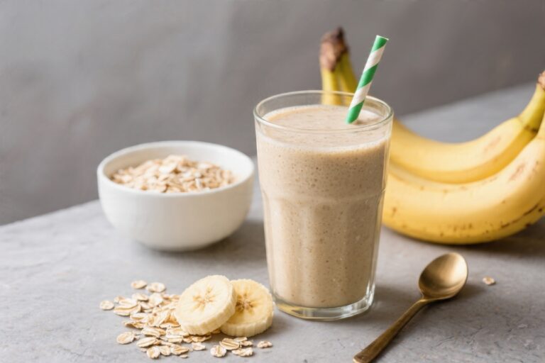Simple Banana Oat Smoothie Recipes for Weight Loss – Easy, Filling, and Delicious