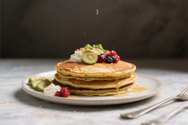 High-Protein Vegan Pancakes with Delicious Toppings – Easy, Satisfying, and Meal-Prep Friendly