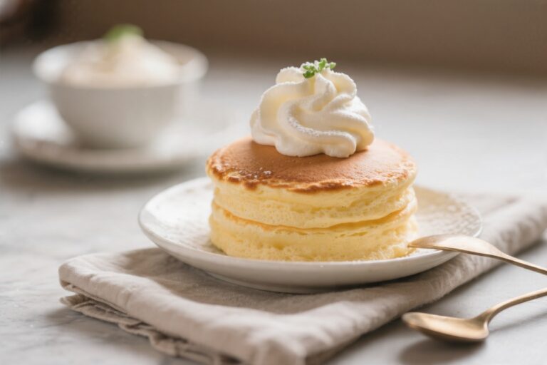 Japanese Soufflé Pancakes: Soft, Jiggly & Irresistible – A Fluffy Brunch Favorite