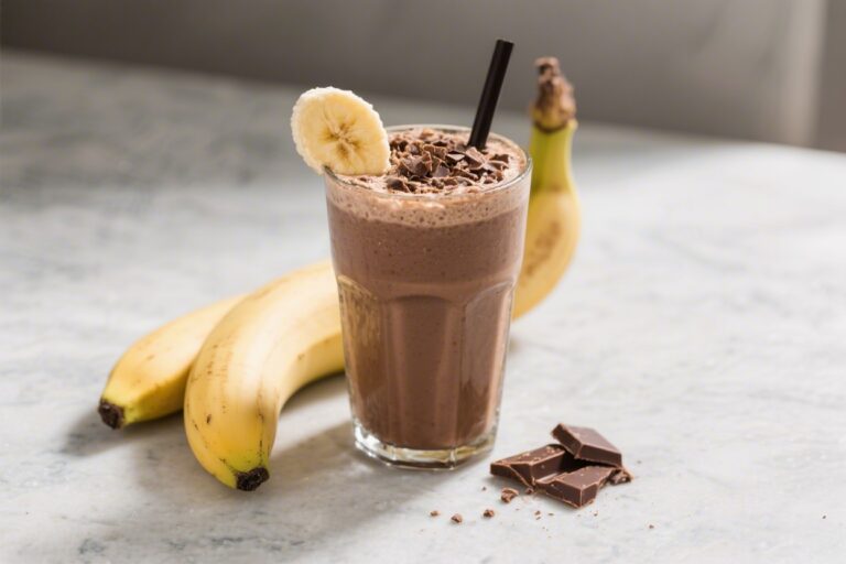High-Protein Chocolate Banana Shake for Gym Lovers – Simple, Satisfying, and Fast